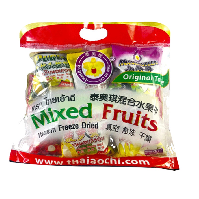 泰国特产原装进口混合果干袋装冻干脆水果干零食