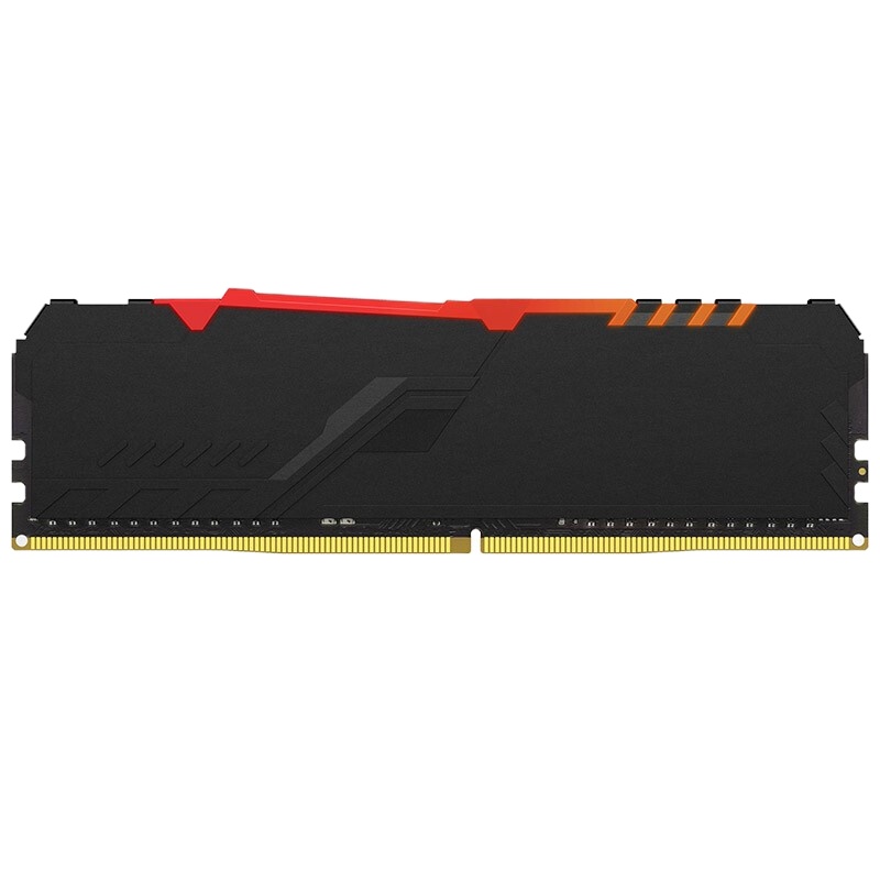 金士顿(Kingston) DDR4 3200 骇客神条 Fury雷电系列 台式机内存条灯条8G 套装(内含2根)