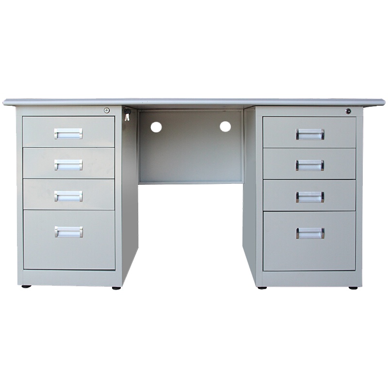 永格钢制办公桌电脑桌车间工作台定制净化车间操作台不锈钢桌子