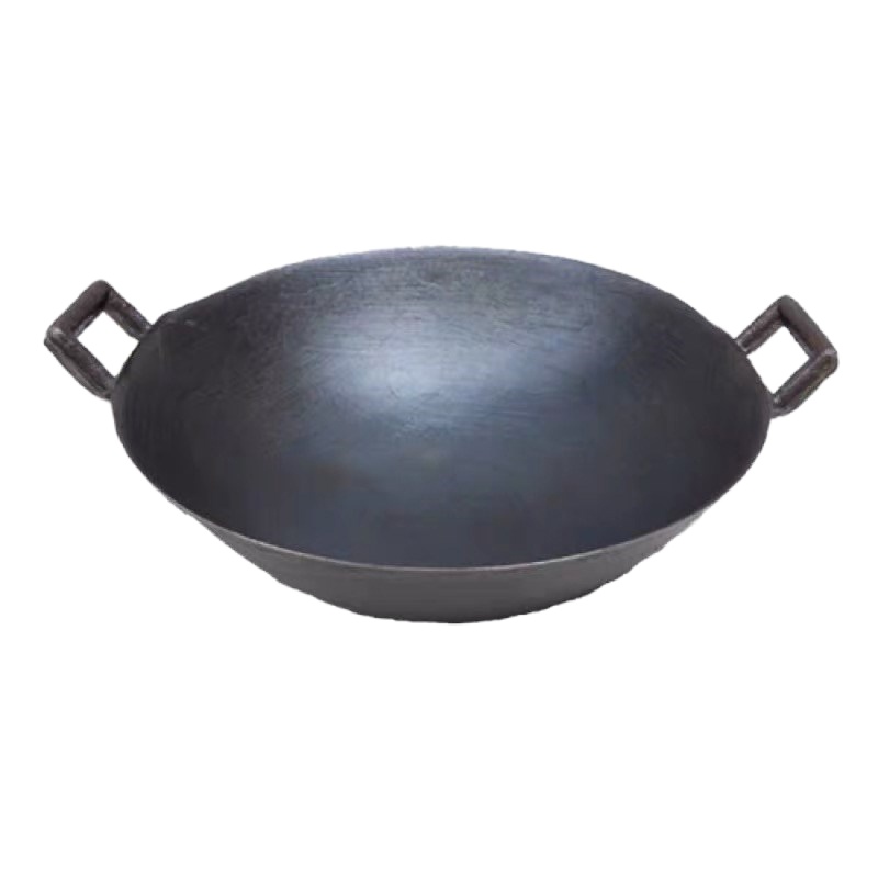 企购优品正宗传统老式铸铁锅 双耳铸铁铁锅 60公分