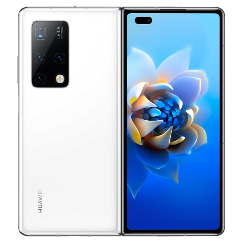 华为 HUAWEI Mate X2 麒麟9000旗舰芯片 无缝鹰翼折叠 超感知徕卡四摄支持100倍双目变焦 8GB+256GB 釉白色 5G全网通