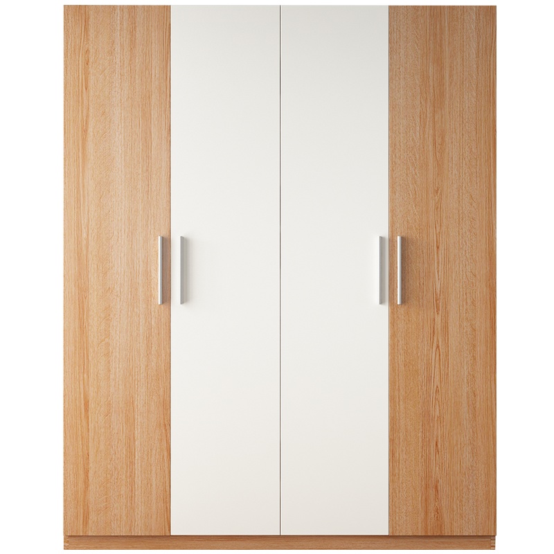 A家家具 衣柜 宜家风格实木衣柜卧室经济原木衣柜多功能大衣橱 其他 A0461