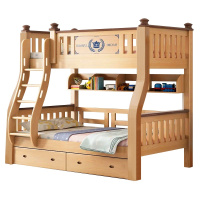 爱家生活子母床双层床高低床实木儿童床双人床上下铺组合床高架床