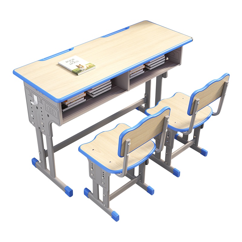 DXBG中小学生课桌椅学校培训班辅导班课桌升降儿童书桌学习课桌椅[工厂现做 7天内发货]