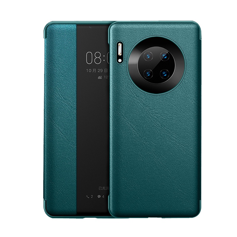 安美宝 华为mate40Pro+手机壳mate40Pro+保护套智能翻盖素皮M40Pro+防摔5g版男女潮壳