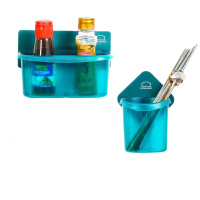 乐扣乐扣旗舰店厨房工具墙挂式置物架免打孔壁挂卫生间收纳洗漱品架子zB