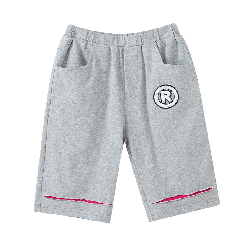 铅笔俱乐部童装2019夏装新款男童短裤中大童五分裤中裤儿童休闲裤