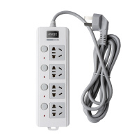 宝克H4240 新国标插座插线板4位总控 1.8米