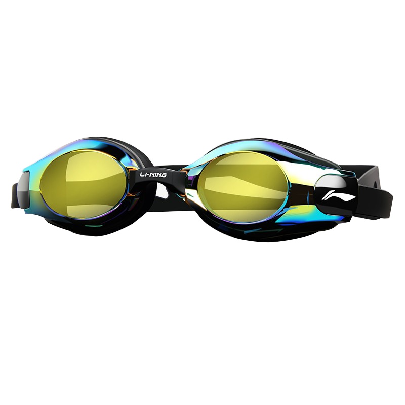 李宁泳镜近视高清防水防雾游泳镜男女装备时尚镀膜炫酷眼镜LSJL509