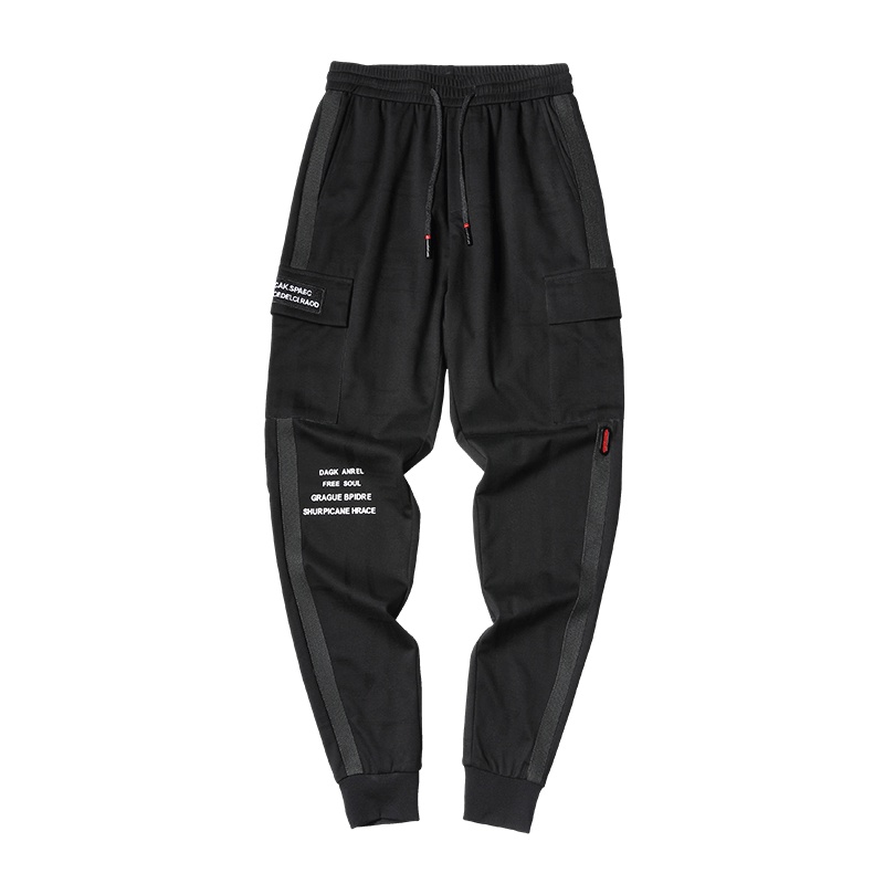 庄吉 2019韩版潮流春秋季潮九分运动束脚裤休闲裤JU-CH-092