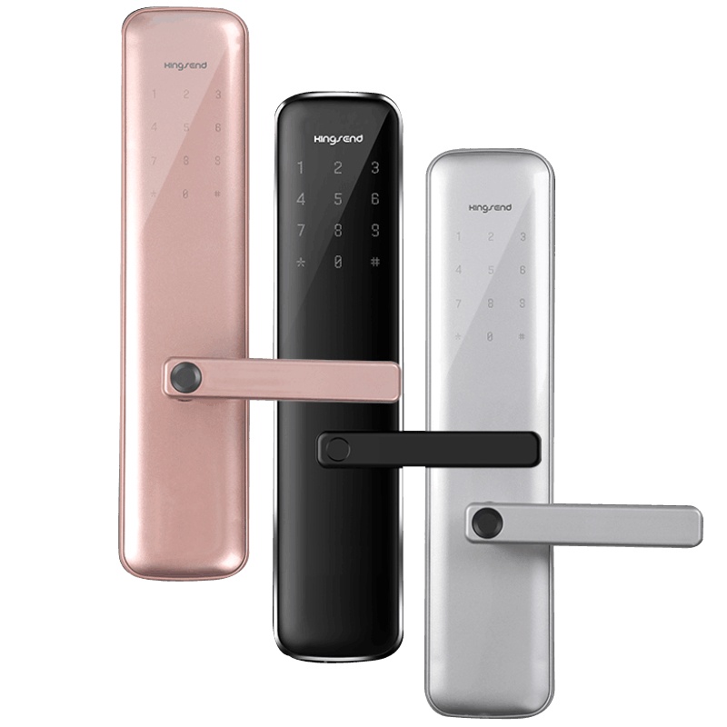 劲圣盾（Kingsend） 智能门锁 指纹锁 蓝牙锁 密码锁 电子锁 APP远程开启 身份证/磁卡开启 黑色1