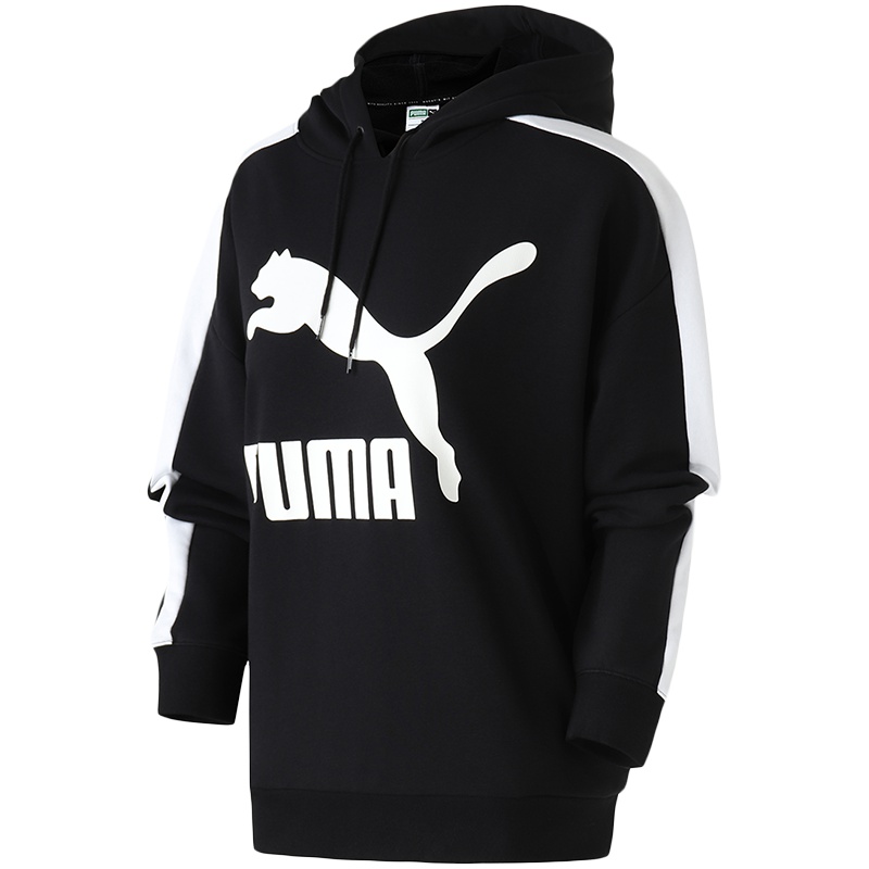 【自营】PUMA彪马女装新款休闲套头LOGO衫连帽卫衣运动服579056