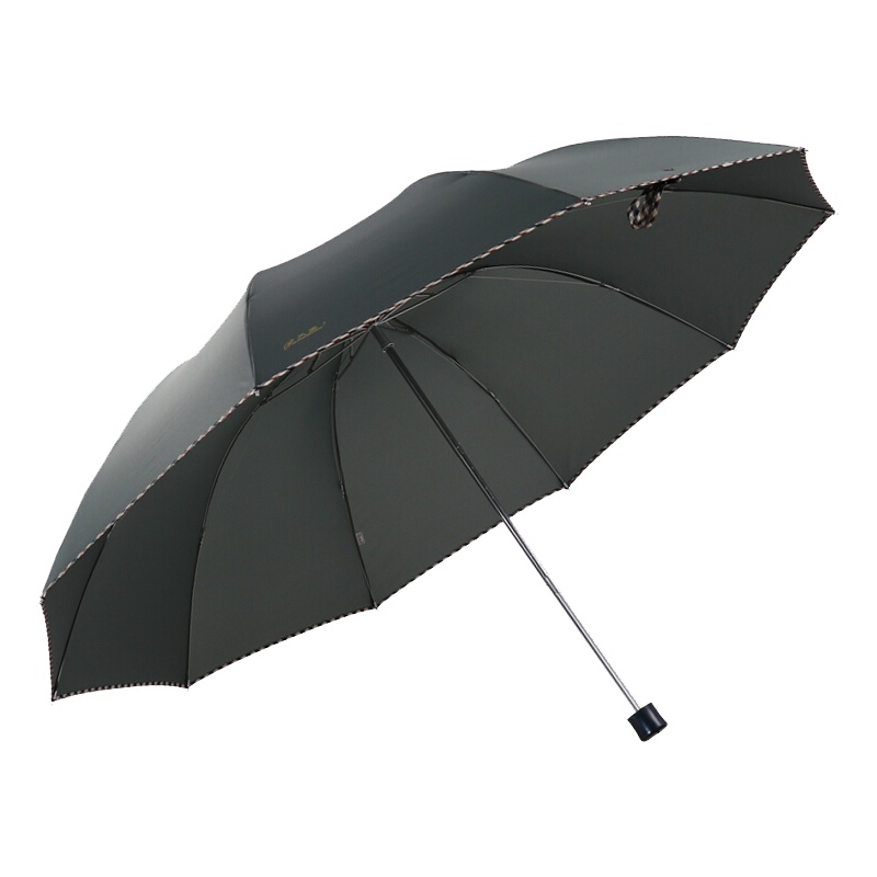 天堂伞 加大三折晴雨伞双人伞强力拒水一甩干商务伞 L33398E