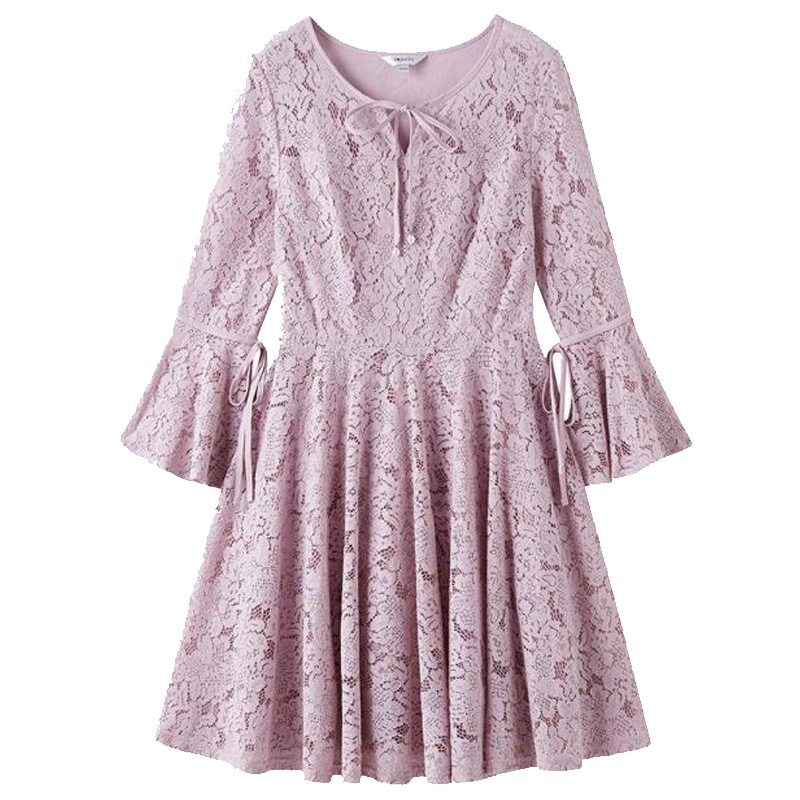 7M秋冬内搭连衣裙装女中长款韩版时尚七分袖打底裙女70011760