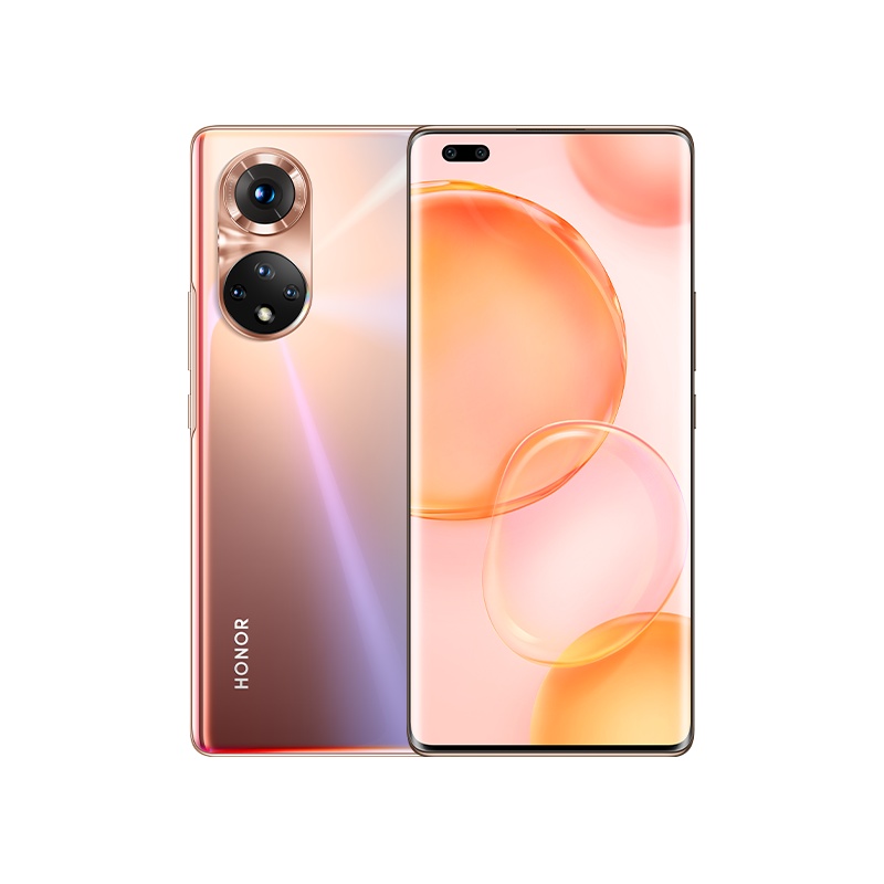 荣耀50 Pro 12GB+256GB 夏日琥珀 10亿色超曲屏 1亿像素超清影像 100W超级快充 高通骁龙778G 120Hz屏幕刷新率 Vlog拍摄 5G手机