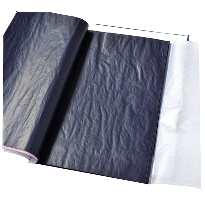 得力复写纸 9378 8K 复写纸 印兰纸 兰印纸 共100张