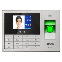 得力(deli)考勤机家用办公指纹考勤机 14050C