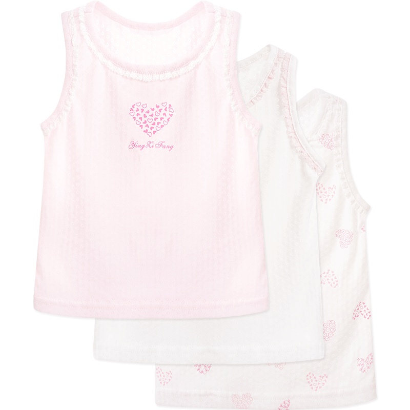 [三件装]婴姿坊女童背心女宝宝上衣