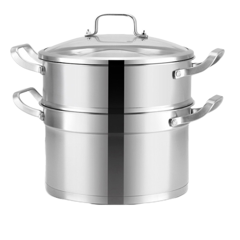 不锈钢大容量加厚欧式双层蒸锅 HQ
