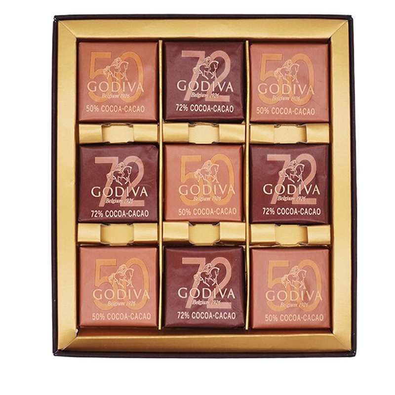 歌帝梵 商务片装巧克力9片装