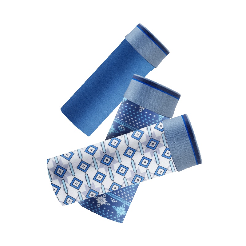 健将内裤男士内裤平角裤印花棉中腰内裤男四角裤短裤头男裤衩潮时尚84J65