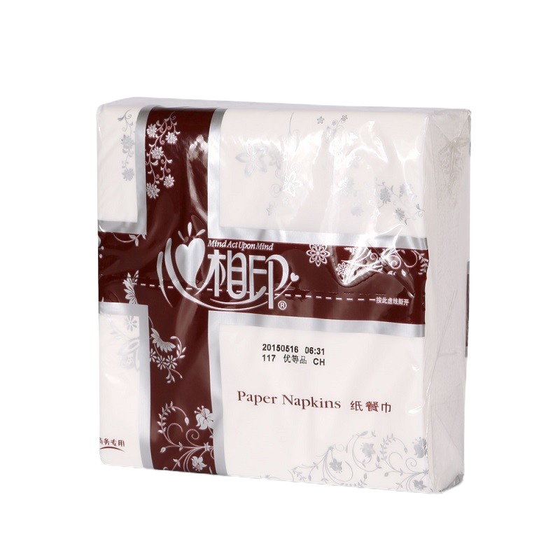 心相印酒店饭店餐巾纸 T230商务用家用方巾纸2层50抽整箱装 (72包/箱) 72包整箱