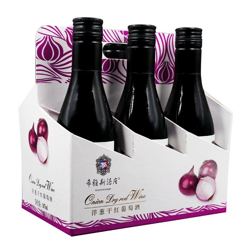 希雅斯酒庄13度洋葱干红葡萄酒红酒187ml