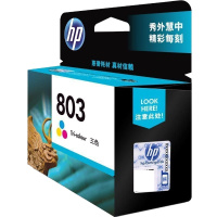 惠普(HP)HP803 彩色墨盒 单个装-(个)