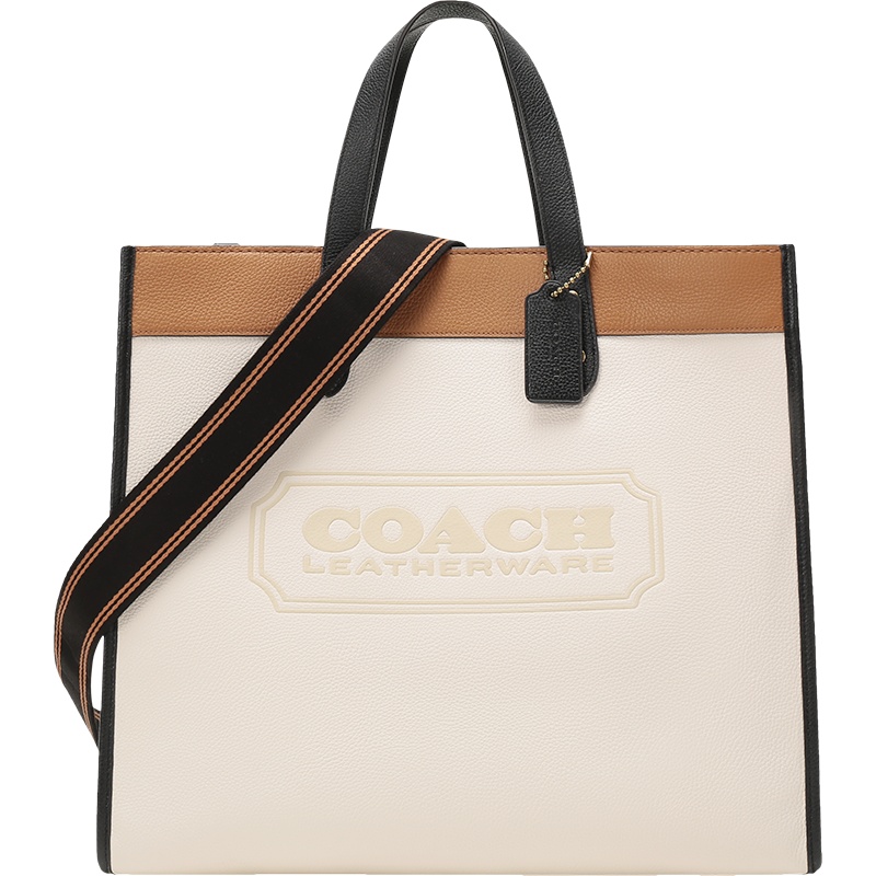 COACH 蔻驰 女士 专柜款FIELD系列皮革手提单肩斜挎包托特包40号 C0774