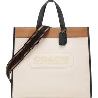 COACH 蔻驰 女士 专柜款FIELD系列皮革手提单肩斜挎包托特包40号 C0774