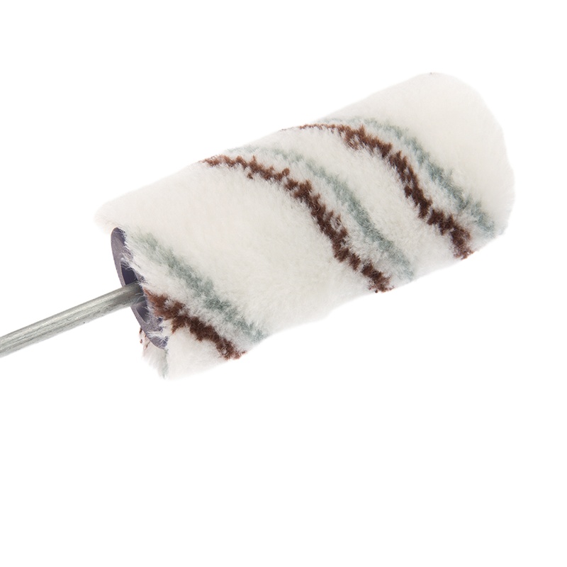 企购优品中毛滚刷 滚筒刷 涂料滚刷 油漆滚刷 100mm (6只+1个刷把)