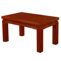 HiBoss现代简约实木餐桌中式长方形餐桌饭桌