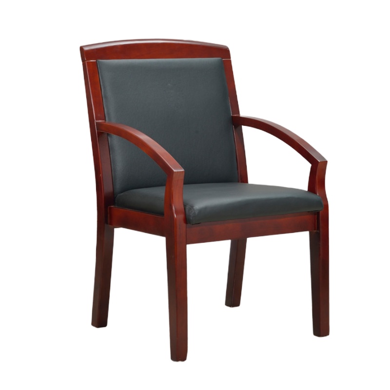 韶优实木办公椅会议椅皮椅HYY-3
