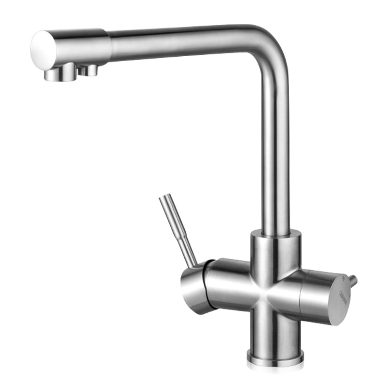 潜水艇净水器水槽两用 家用直饮龙头 水槽洗菜盆不锈钢冷热L3048