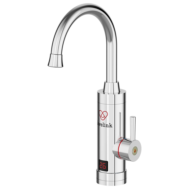 热恋(LoveLink)电热水龙头 不锈钢机身 数显款冷热两用小厨宝 即热式电热水器 SAX3不锈钢