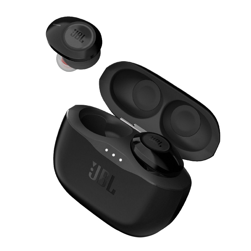 JBL TUNE120TWS 真无线蓝牙耳机 入耳式运动耳机 通用苹果华为小米安卓手机 双耳通话 宝石黑