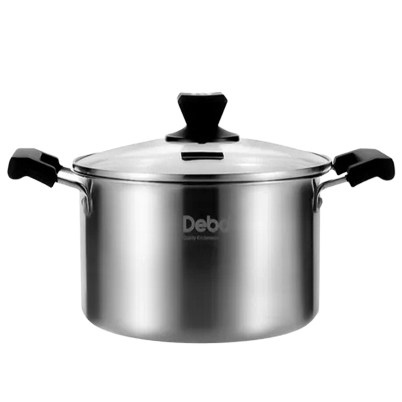 徳铂 菲比 304不锈钢汤锅 DEP-692可视化钢化玻璃盖