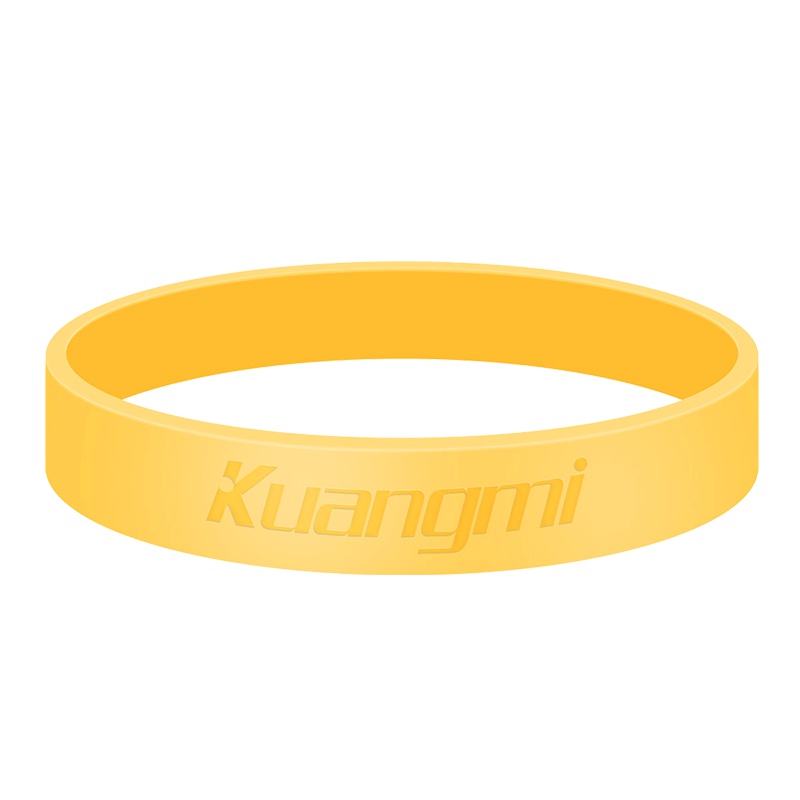 狂迷硅胶发光夜光腕带橙色运动手环