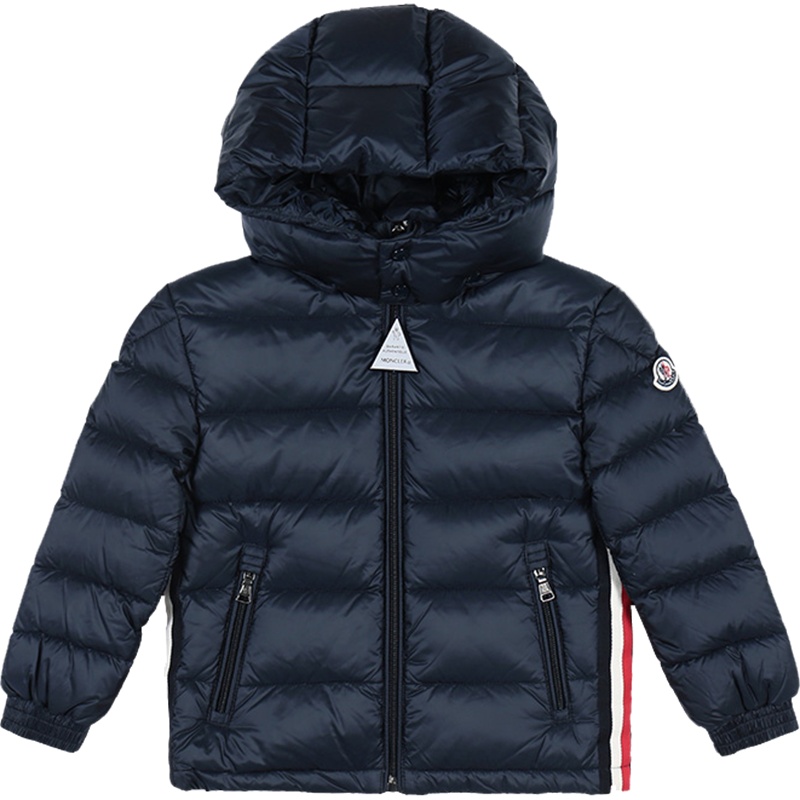 MONCLER 蒙克莱 男女童通用款聚酰胺连帽鹅绒羽绒服 E2 954 4133105 53048