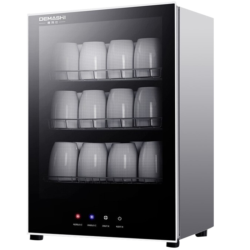 德玛仕(DEMASHI)茶杯茶具消毒柜 桌面台式立式高温消毒碗柜 60L接待室专用[约放30个杯]RTD60PD-1