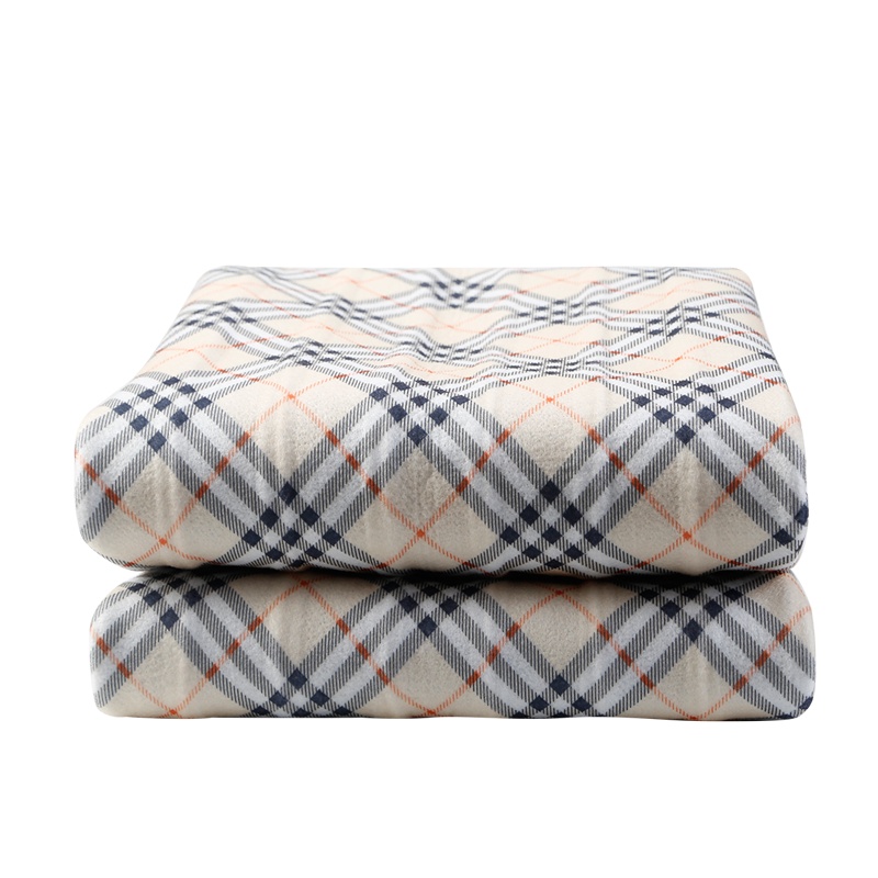 南极人电热毯双人双控学生宿舍单人安全智能除螨暖手宝电发热暖床电褥子家用无格子毛绒防水 舒馨绒180*150cm