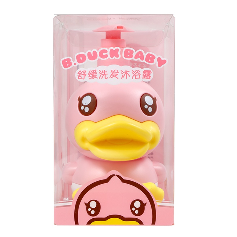 鳄鱼宝宝B.Duck Baby小黄鸭新生婴儿宝宝舒缓洗发沐浴露300g洗发沐浴露二合一