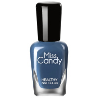 Miss Candy健康甲油可撕拉持久指甲油彩虹系列 H57冷冽/水手蓝15ml