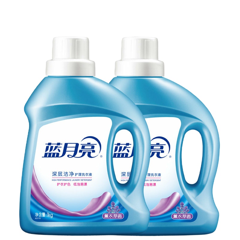 蓝月亮1kg洁净洗衣液-薰衣草 4件装 (单位:件)