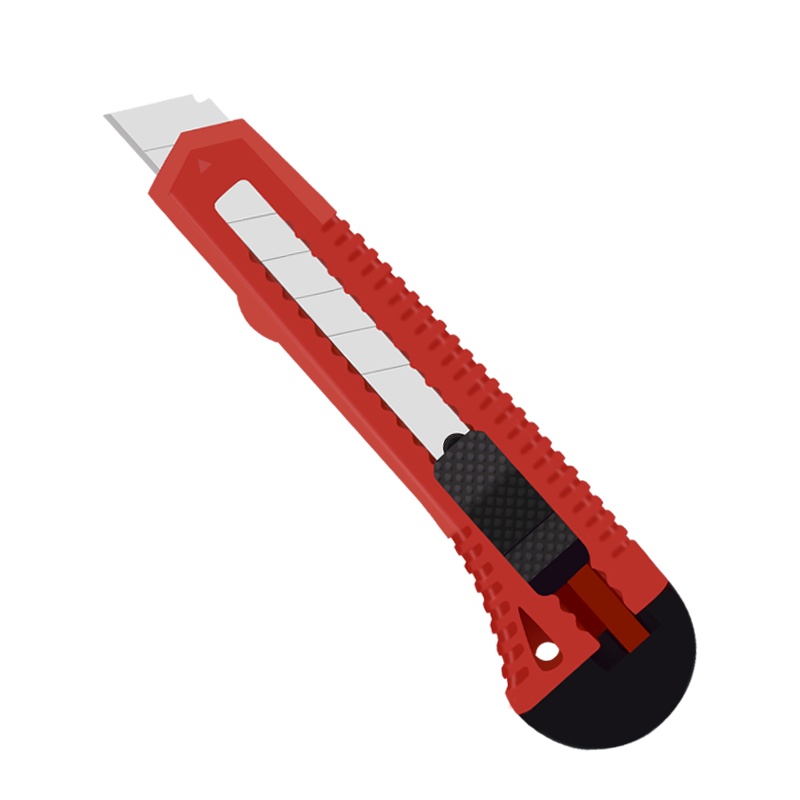 [苏宁自营]勒塔(Leta)18mm美工刀 裁剪刀 裁纸刀 墙纸刀(10把)(LT-ST077-10)