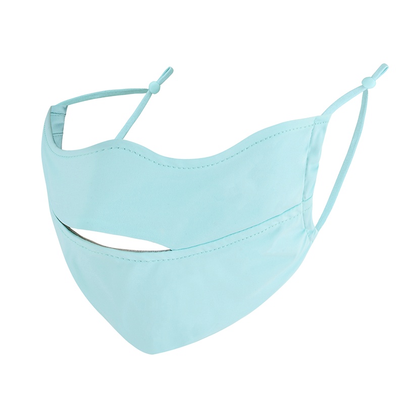 伯希和防晒口罩男女夏季薄款防紫外线透气情侣upf50+防尘骑行遮阳加大面罩