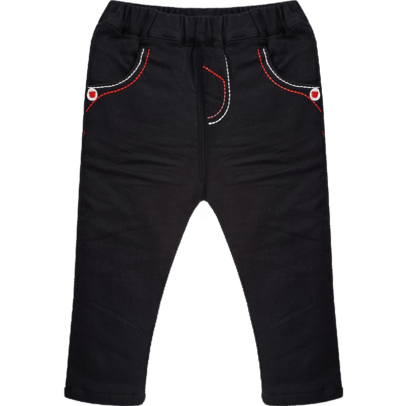 苏宁自营婴姿坊男童黑色长裤80-120cm 0-6岁