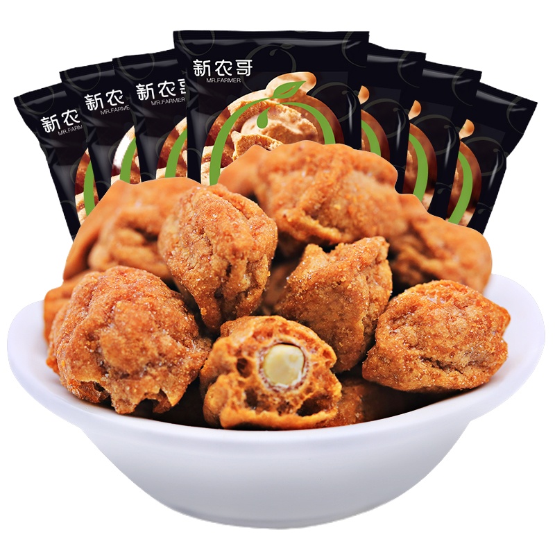 WQLQ新农哥黑糖话梅味花生果70g*7袋