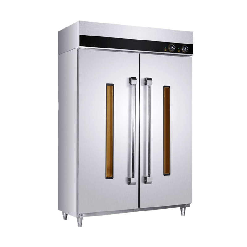 高温光波消毒柜 热风循环双开门消毒柜