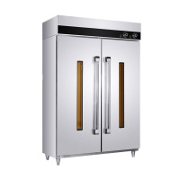 高温光波消毒柜 热风循环双开门消毒柜